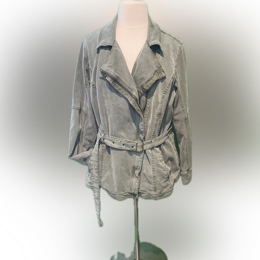 Anthropologie green rustic jacket size 3X